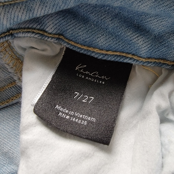 KanCan High Rise Light Wash Distressed Skinny Jeans - Picture 16 of 16